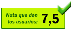 Nota que dan los usuarios: 7,5